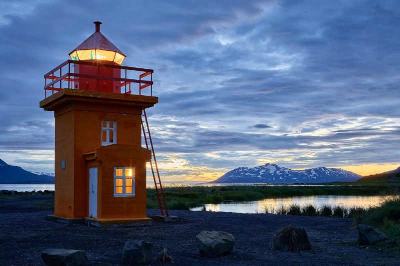 Leuchtturm vor Akureyri